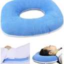 MESINURS Anti-Decubitu Pad Bed Cushion - Donut Nursing Bed Sore Pad for Bedridden, Elderly, Disabled, Comfort & Breathable for Pain Relif (17"x16", Oval)