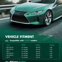 SCITOO Air Conditioning A/C Condenser for 2013-2017 for Honda Accord 2.4L 2013-2017 for Honda Accord 3.5L; Replace: 4165, 940466, 80110T2FA01,74165, HO3030159