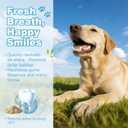 Dog Dental Powder for Teeth Cleaning & Fresh Breath - Reduce Pet Plaque & Tartar Remover Made Easy Supply for All Breeds Chicken Flavor