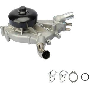 Water Pump Kit & Gasket Compatible with Chevy Silverado 1500/2500/3500 1999-2006; Cadillac Escalade 2002-2006; GMC Savana/Sierra/Yukon Hummer H2 Buick Rainier