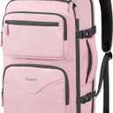 Taygeer 18 x 14 x 8 Inches Personal Item Bag, Travel Personal Item Bag with Water Bottle Pocket & Shoe Pouch, TSA Approved Under Seat Carry on Backpack Fits 15.6 inch Laptop for Women Airplanes, Pink