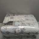 Area Rugs 8x10, Machine Washable Rug for Living Room, Vintage Floral Non Slip Low Pile Rug for Living Room, Bedroom, Dining Room, Home Office Decor Coffee Table Large Carpet (Cyan, 8x10)