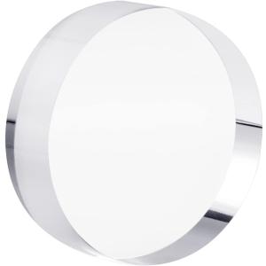 CiaoHER 1in Thickness 4in Diameter Acrylic Disc Display Block Clear Polished Round Pedestal Stand Riser 4" x 4" x 1", 1 Pack