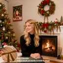 36 Pcs Christmas Bows for Tree, Brown Velvet Ribbon Bow for Christmas Tree, Pre-Tied Vintage Xmas Bows for Xmas Trees Wreaths Gifts Wedding Indoor Outdoor Decor, 5 x 7 Inch