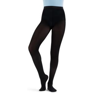 Capezio Little Girls' Hold & Stretch Footed Tight (Black)