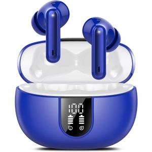 Ai Translation Earbuds Real Time No Subscription,164 Languages Translator Earbuds with 6 Translation Modes, Audio and Video Calls Translator Headphones,Audifonos Traductores Ingls Espaol,Blue