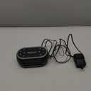 HOUSBAY Glow Small Alarm Clock Radio for Bedrooms with 7 Color Night Light, Dual Alarm, Dimmer, USB Charger, Battery Backup, Nap Timer, FM Radio with Auto-Off Timer for Bedside (Black)