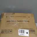 2 Pack 24 Inch Lighted Outdoor Christmas Tree with Lights, Battery Operated Pre-lit Pathway Urn Filler, Christmas Porch Decorations for Home, Porch & Yard