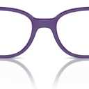 Ray-Ban Kids' RY1632 Round Prescription Eyewear Frames, Violet On Rubber Bordeaux/ Demo Lens, 46 mm