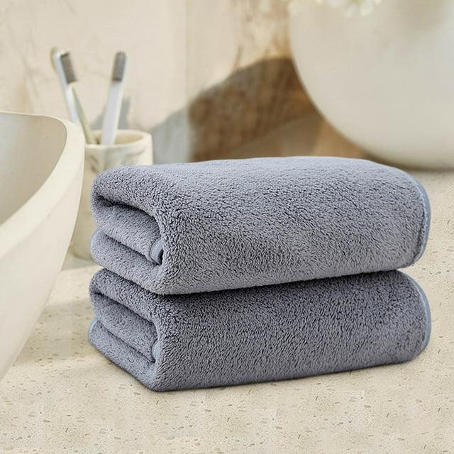 Cotton Paradise 6 Piece Towel Set 100% Cotton Soft Absorbent Turkish Towels for Bathroom 2 Bath Towels 2 Hand Towels 2 Washcloths, Grey Towel Set