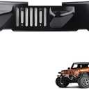 MUCO New Front Windshield Cowl Cover Panel 55395321AA Compatible with JK Wrangler 07 08 09 10 11 12 13 14 15 16 17 18 Hood Cowl Panel Windshield Wiper Panel 55395321AC Metal Cowl Grille Panel