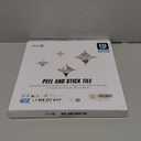 Art3d Peel and Stick Backsplash for Kitchen White Subway (10 Tiles, Thicker Design) (White With Black Grout)