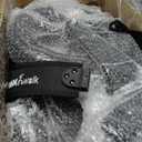 Walkers for Seniors, Rollator Walker with Seat, 12" Big Rubber Wheels All Terrain Rollator Walker with Backrest, Built-in Cable, Cup Holder, Foldable and Height Adjustment for Seniors, Black