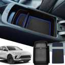 SXCY Fit for 2024 2025 2026 Buick Envista Center Console Organizer for 2024-2026 Buick Envista Accessories Console Tray Armrest Storage Box for 2024 2025 2026 Buick Envista Console Organizer (blue)