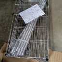 Heavy Duty 4 Tier Wire Shelving Unit Storage Rack, Metal Shelves Utility Organizers, Organization Units for Products, Plant, Pantry, Garage, Laundry Durable Shelf Stand, Chrome, 14"W x 30"L X 48"H