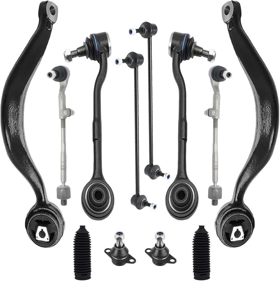 12pcs Front Lower Control Arm Ball Joint Suspension Kit fit for BMW E90 Xi AWD 3 Series 325xi 330xi 328xi 335xi 328i xDrive 335i xDrive and X1