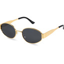 livho 2025 Trendy Oval Sunglasses - Stylish Polarized Shades for Everyday - Retro Metal Frames