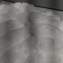 Lotus Karen Faux Fur Throw Blanket Cream White  Big Bubble Rabbit Fluff Blanket for Couch, Small Fluffy Fuzzy Cozy Blanket, Thick Furry Plush Shaggy Blankets, 50x60 Inches