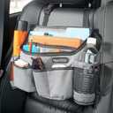 High Road SwingAway Front Seat Car Organizer for Daily Driving Essentials with Side Bottle and Cup Holders