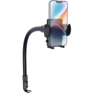 ARKON Mounts - Phone Holder with Car Seat Rail Mount | Car Phone Stand with Flexible 22" Arm | Professional-Grade Durability | Phone Holder For Car | For iPhone, Samsung, Google, Nokia, other phones