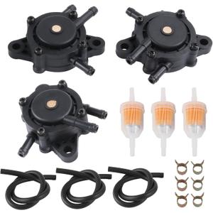 Fuel Pump Replacement For BS 491922 808656 Kohler 17HP-25HP John Deree LG808656 M138498 M145667 Honda Yamaha Small Engine Lawn Mower Tractor