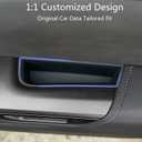 4PCS Car Door Organizer Tray for NX 2022 2023 2024 2025 Front & Rear Door Pocket Inner Organizer Trays TPE for NX 250 NX 350 NX 350h 450h+ Accessories Black