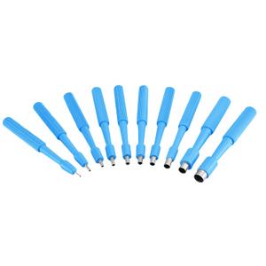 Disposable Biopsy Punch Curettes - Box of 10 - Sterile Biopsy Dermal Punch Curette for Piercing with Protective Handle (2 mm)