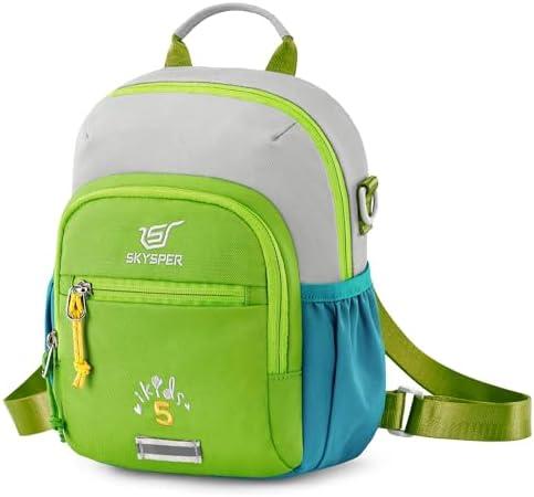SKYSPER Toddler Backpack - Cute Kids Backpack Travel Preschool Bag Mini Girl Backpacks Small Kindergarten, 2 Year Old Boys and Girls