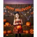 2 x Halloween 7in*5in Baby Girl Bows Large Double Bows Headband with Handmade Stretchy Hairbands for Newborn/Infant bows (Spider Web--Black)