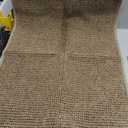 KIMODE Kitchen Mats 20"x32",Non-Slip Washable Farmhouse Kitchen Rugs,Absorbent Natural Kitchen Mats for Floor Front of Sink,Beige Standing Mats for Bathroom/Laundry Room (1'8" x 2'8" (Rectangular))