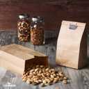 Culinware Kraft Paper Bags 2 Lb - Durable Brown Paper Bags for Snack, Sandwich, Pastries, Popcorn, Grocery and Party Favor Bulk Paper Bags 4.5 x 2.7 x 7.7 In - 500 Count