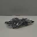 HOUSE DAY Black Magic Space Saving Hangers 10 Pack, Premium Smart Hanger Hooks, Sturdy Cascading Hangers with 5 Holes for Heavy Clothes, Closet Organizers and Storage, College Dorm Room Essentials