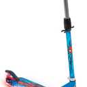 Huffy Light Up Inline Scooter for Kids, 2 Wheel Kick Scooter with LED Lights and Rear Brake, Foldable, Adjustable Handlebar on Select Models, Durable Frame, Licensed Character Graphics