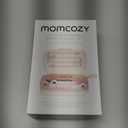 Momcozy 7-in-1 Baby Bottle Cleaner Kit with Silicone, Nipple & Straw Brushes, Soap Dispenser and Drying Rack - Portable Cleaning Tool for Home and Travel, Pink (Classic Style)