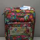 Lily Bloom Luggage Carry On Expandable Design Pattern Suitcase For Woman With Spinner Wheels (Playful Garden, 20in