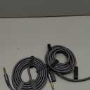 Elebase 1/4 Inch TRS Instrument Guitar Cable 10ft 2Pack,Straight 6.35mm Guitar Bass AMP Cord,Quarter Inch 6.3mm Male Jack Stereo Audio Balanced Line for Electric Guitar,Bass,Keyboard,Amplifier,Speaker (Grey)