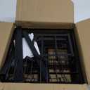 SNTD Over The Sink Dish Drying Rack - Adjustable Dish Rack for Kitchen Counter, Metal (Black)