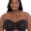 GODDESS Women's Verity Underwire Strapless Bra Black, US-46DD