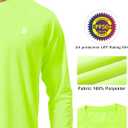 Roadbox Mens UPF 50+ UV Sun Protection Shirts Outdoor Long Sleeve SPF Rash Guard for Fishing Hiking Swimming Running, 2XL