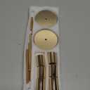 zeochyni Set of 6 French Gold Taper Candle Holders Candlestick Holders, Decor Candle Stick Candle Holder for Table or Mantel Centerpiece, Wedding, Dinning, Party Home Decor