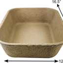Midlee Disposable Cat Litter Boxes Pack of 5- Travel Portable Pet Tray Liner Pan
