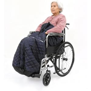 Wheelchair Blanket for Adults,Warm Wheelchair Accessories for Winter,Fleece Lap Blankets for Elderly with Zip & Pocket, Blanket with Foot Pocket, Wheelchair Cover,Christmas Women Gifts