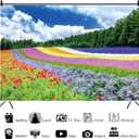 7x5ft Spring Scenery Backdrop Colorful Flowers Field Blooming Floral Forest Photography Background Nature Scenery Theme Decorations Room Decor Kids Adults Portraits Banner Photo Studio Props