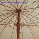 Hula Thatched Tiki Umbrella Tropical Palapa Raffia Tiki Hut Hawaiian Patio Umbrella with Fringe Boho Parasol 6' 8' & 9' Options