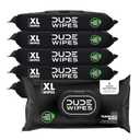 DUDE Wipes - Flushable Wipes for Adults - 6 Pack, 288 Count - Odor Destroyer XL - Deodorizing with Clean Scent - Up to 24 Hours of Odor-Destroying Technology