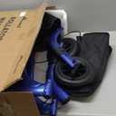 Rollator Walker for Seniors, Lightweight Foldable All Terrain Rolling Walker with seat, Aluminum Walkers with 8 inch Rubber Wheels, Handles and Backrest for Seniors and Adult (Blue)