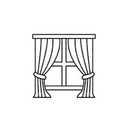 Window Treatment 2 Panels L36 Pink