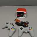Tiny Arcade TV 3.5" Mini Retro Game - Two Player Playable TV Console & w/ Real Gameplay & Sound - 700+ Classic Video Games - H7 (Red)