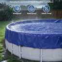 EchoVale Winter Pool Cover 15x30 ft Oval Above Ground, 3 Overlap Heavy Duty
