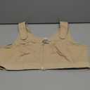 CYDREAM Zip Front Closure Wireless Bras for Women Full Coverage Post Surgery Compression Back Smoothing Comfort Adjustable, Size XXL